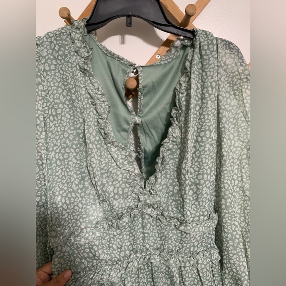 Dokotoo Mini Women Dress Mint Green - Picture 4 of 12